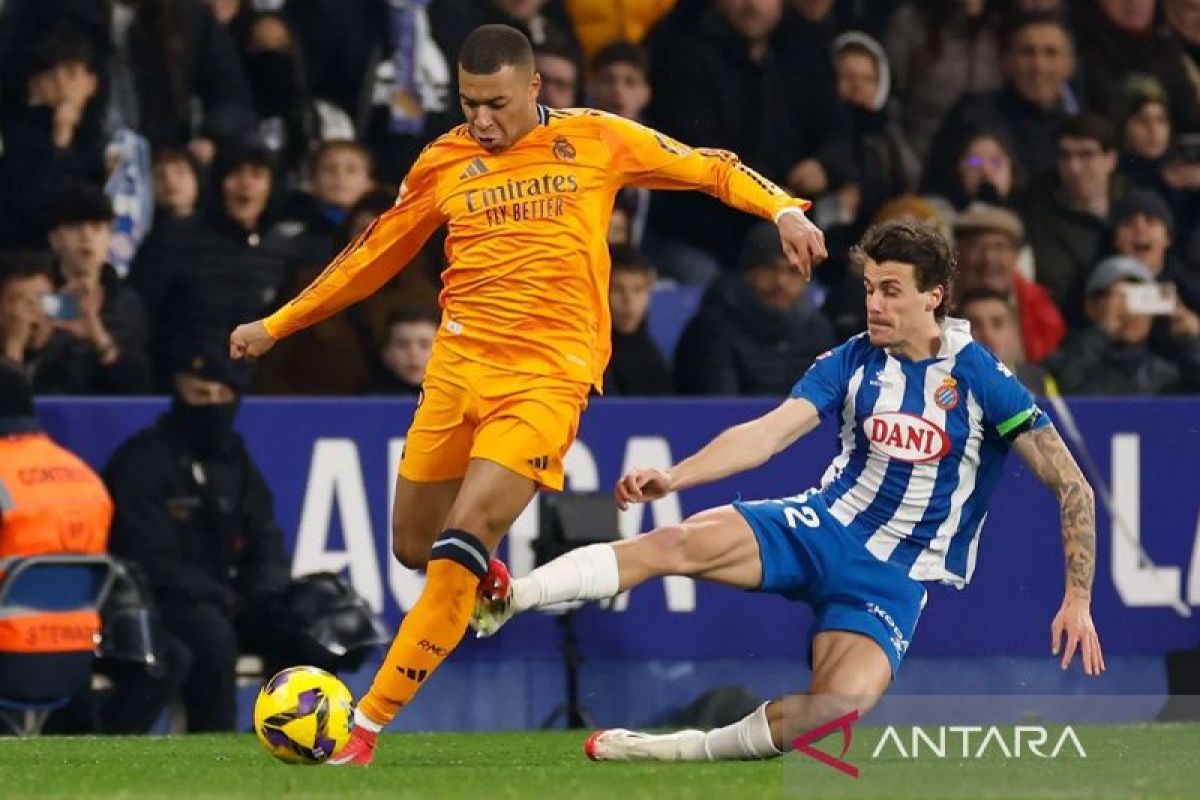 Real Madrid gagal menjauh dari Atletico usai ditumbangkan Espanyol 0-1