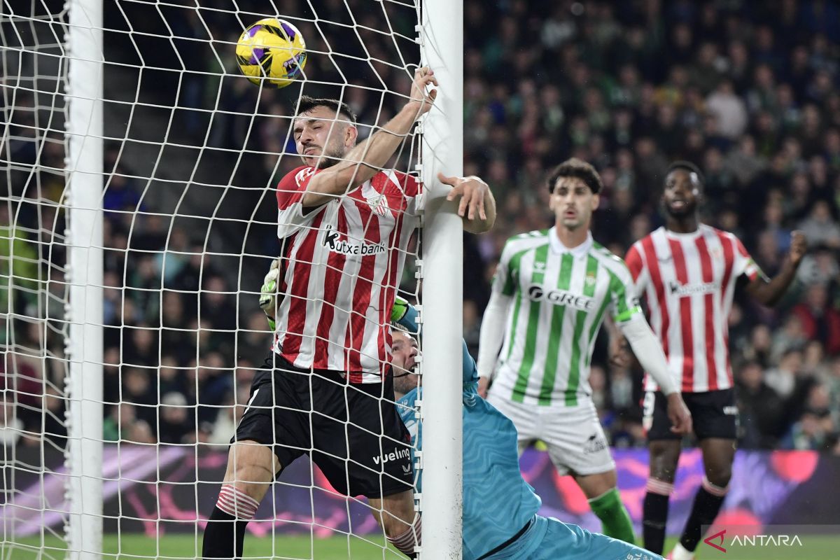 Dua kali buang keunggulan, Betis harus puas diimbangi Athletic 2-2