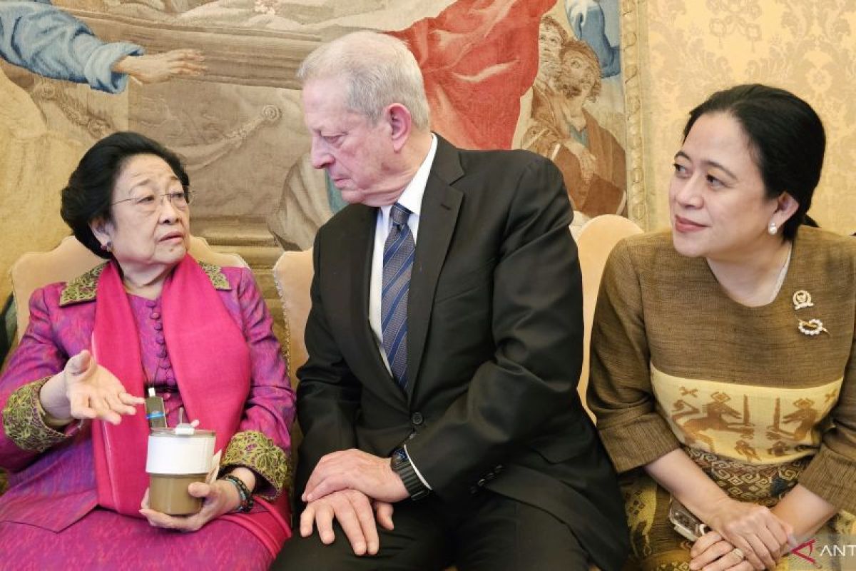 Megawati undang Al Gore diskusi dengan BRIN terkait perubahan iklim