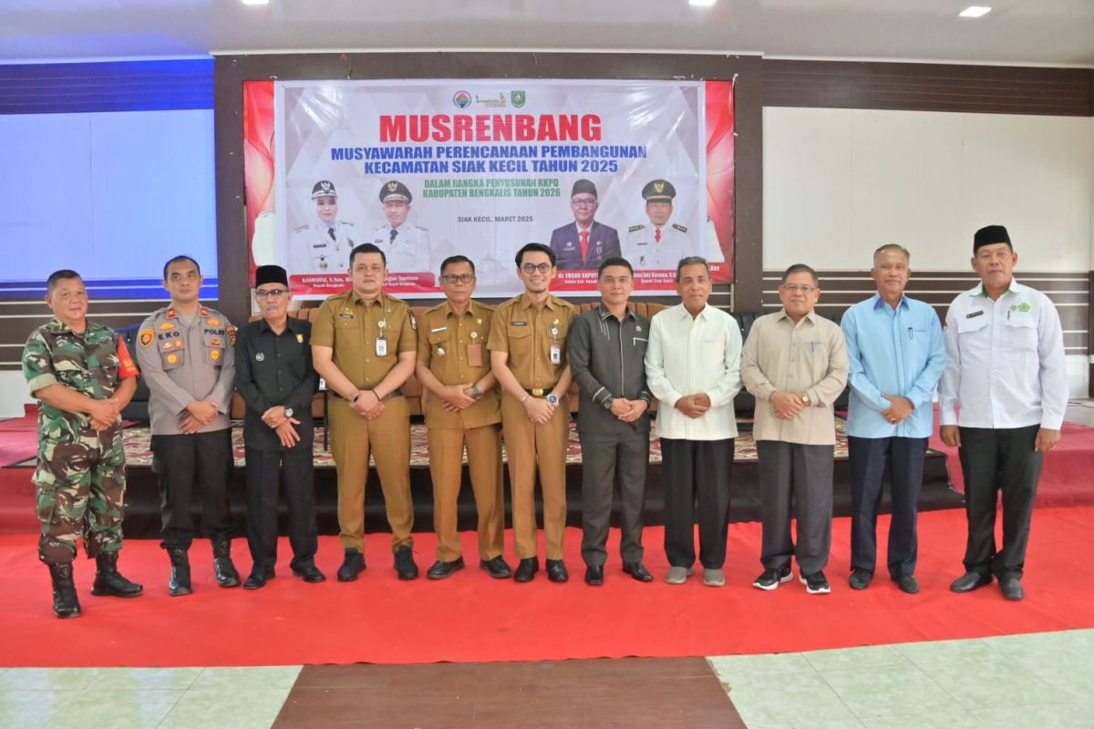 Musrenbang Kecamatan Siak Kecil Fokus Program Pembangunan