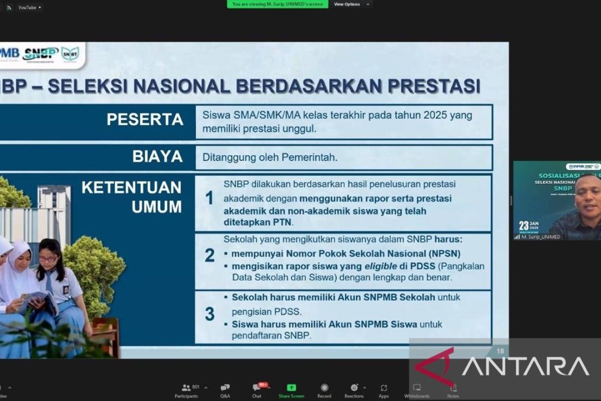 Panitia SNPMB minta peserta pahami "jalur langit" SNBP secara objektif