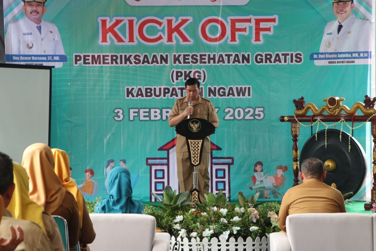 Dinkes Ngawi mulai gelar program Pemeriksaan Kesehatan Gratis