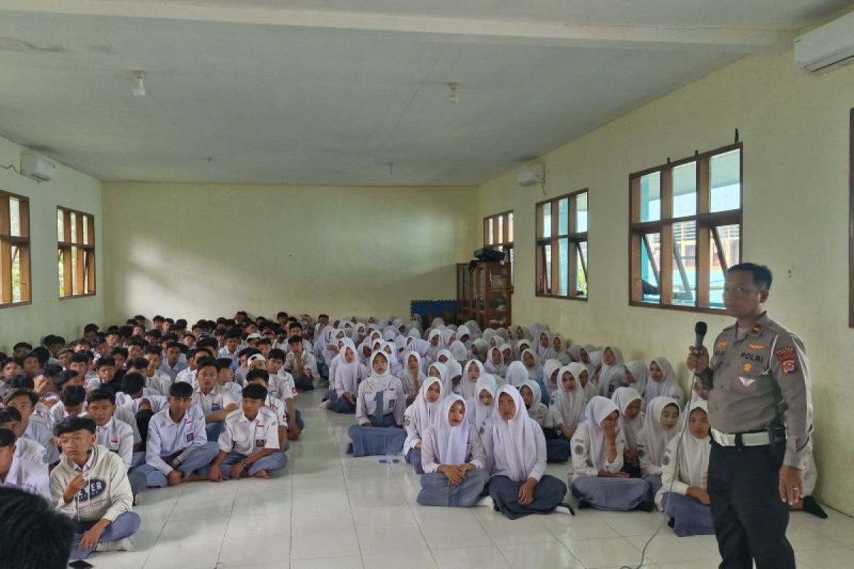 Polres Lebak jemput bola sosialisasi dan edukasi tertib berlalu lintas