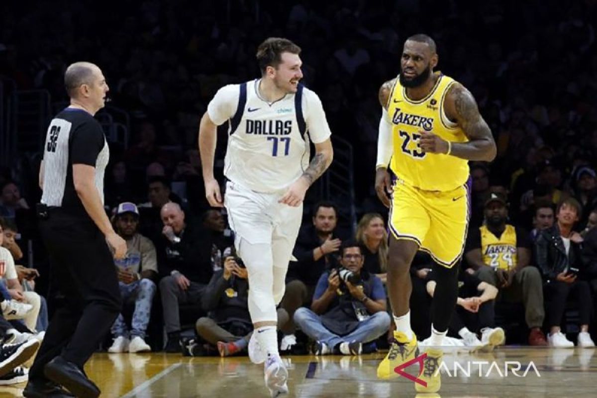 LeBron James berpikir Luka Doncic gantikan Anthony Davis itu hoaks