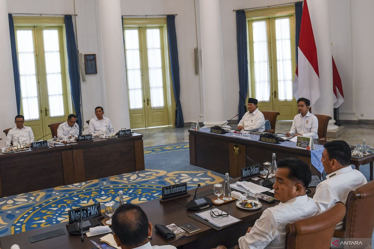 Presiden pimpin sidang perdana Dewan Pertahanan Nasional di Bogor