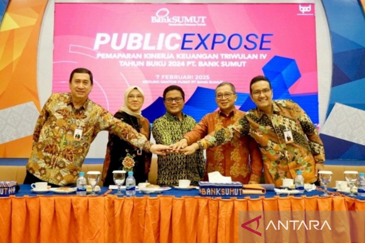 Bank Sumut bukukan laba Rp741  miliar total aset Rp45,4 triliun