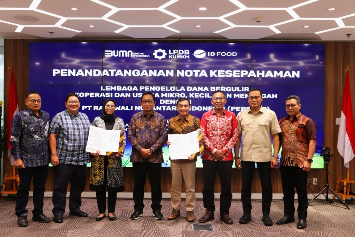 LPDB-KUMKM dan ID Food bersinergi perkuat ketahanan pangan nasional