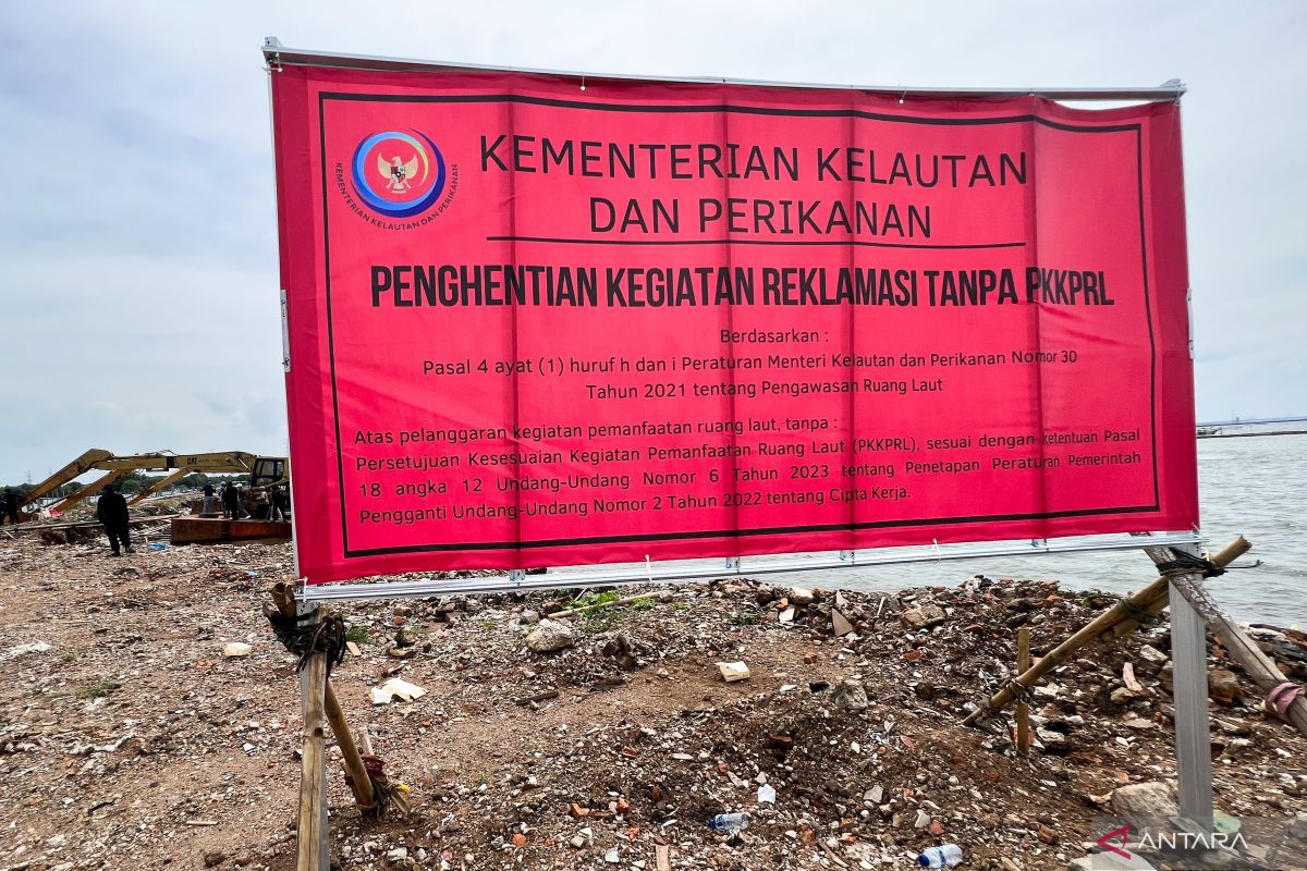 KKP: PT TRPN langgar KKPRL dan siap bongkar pagar laut Bekasi