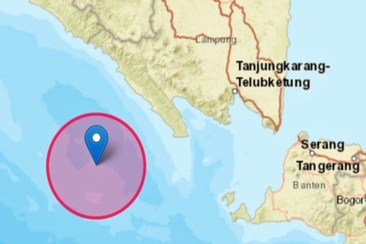 Gempa bumi 5,2 magnitudo guncang Pesisir Barat Lampung Sabtu siang