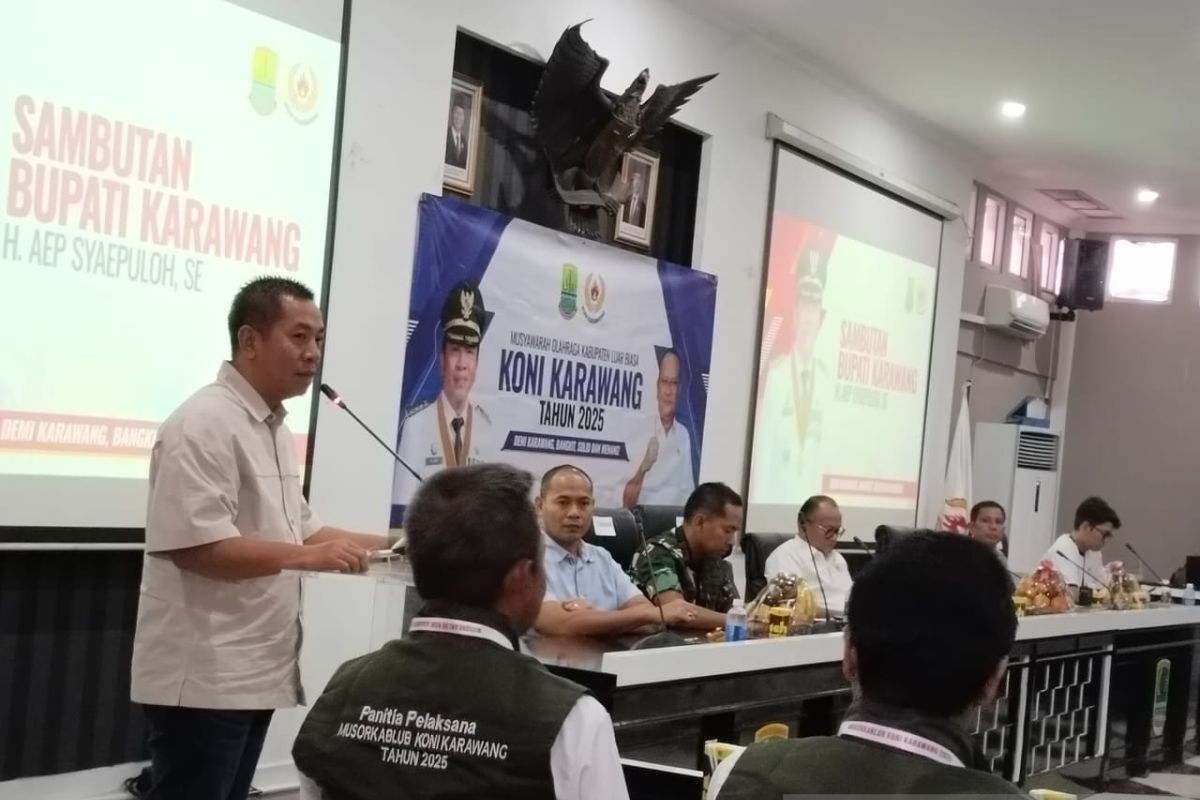 Bupati Karawang: Ketua KONI terpilih fokus majukan olahraga