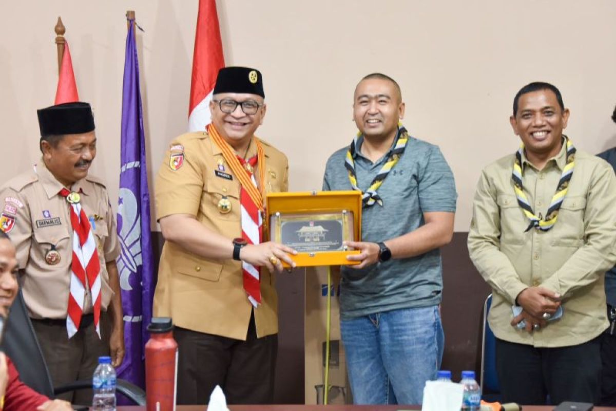 Kwarcab Pramuka Padang Terima Kunjungan Silaturahmi dari Pengurus Kwarda Sumbar