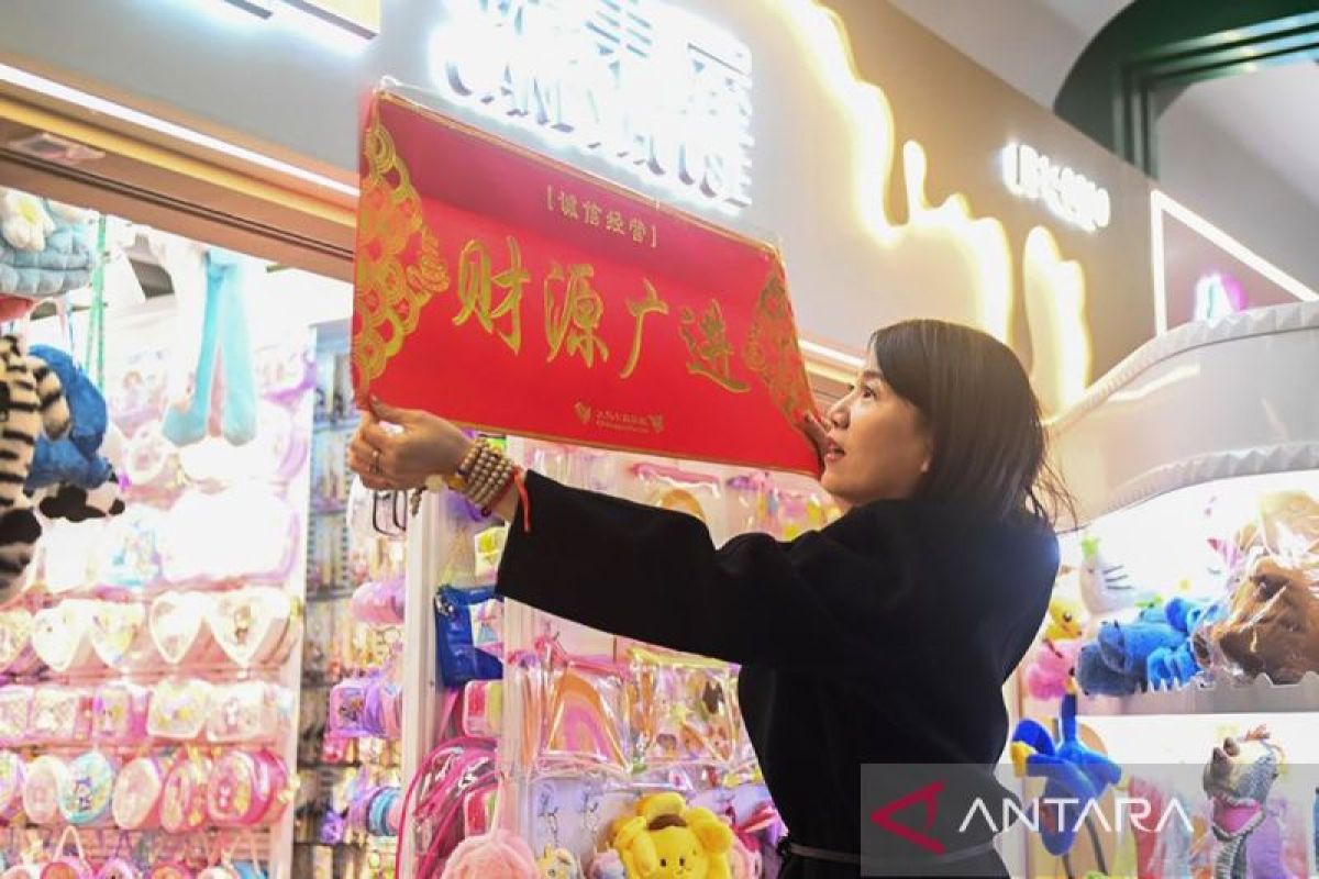 "Supermarket Dunia" di Yiwu, China, kembali dibuka pasca Imlek