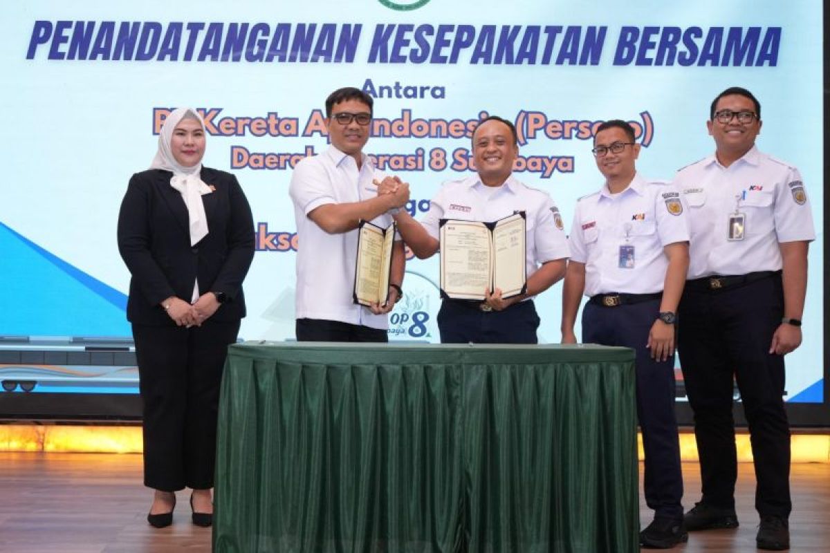 Daop 8 dan Kejari Surabaya kerja sama wujudkan Astacita bidang hukum