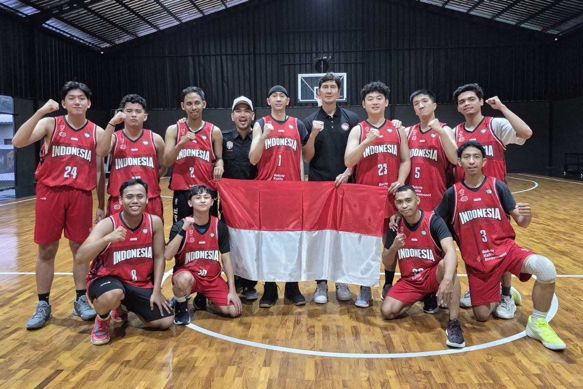 Timnas bola basket tuli Indonesia berlatih intens sebelum ke Hong Kong