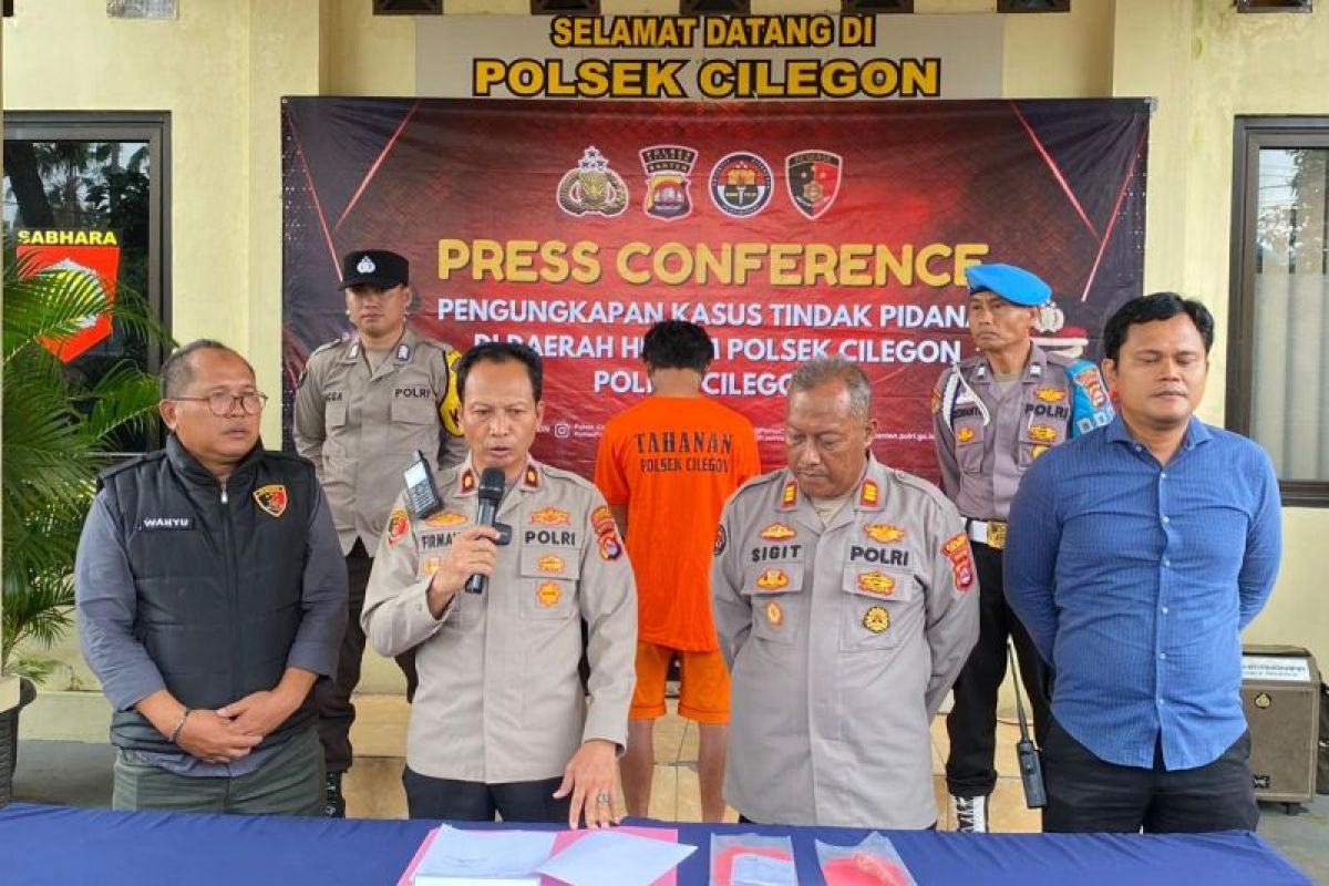 Polsek Cilegon tangkap pelaku pencuri rumah kosong