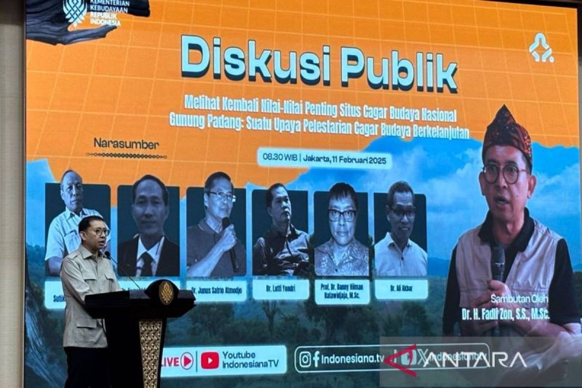 Menteri Kebudayaan bahas peradaban dan kekayaan budaya Indonesia