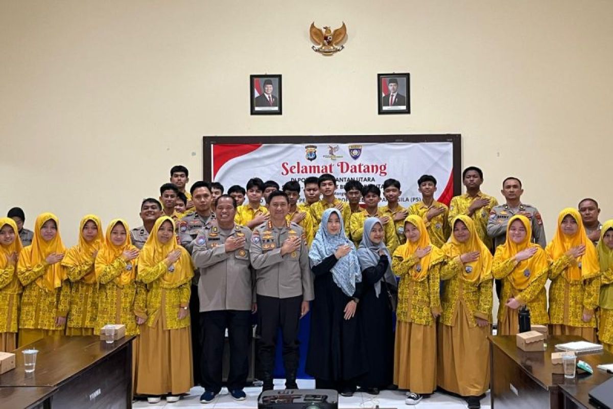 Pembelajaran Projek Penguatan Profil Pancasila (P5) di Polda Kaltara Kepada Siswa SMPIT Bina Benuanta