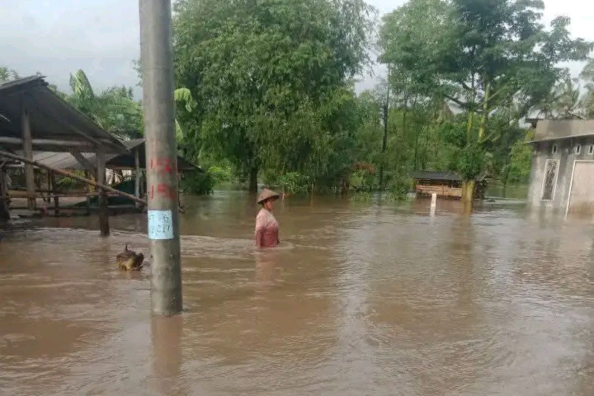 BPBD: Banjir di Lombok Tengah mulai surut, 400 KK terdampak