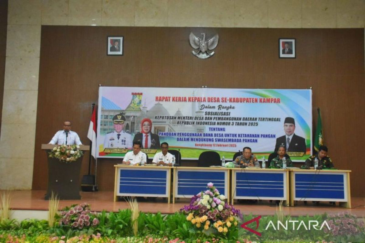 Kades se-Kabupaten Kampar maksimalkan dana desa dukung program swasembada pangan