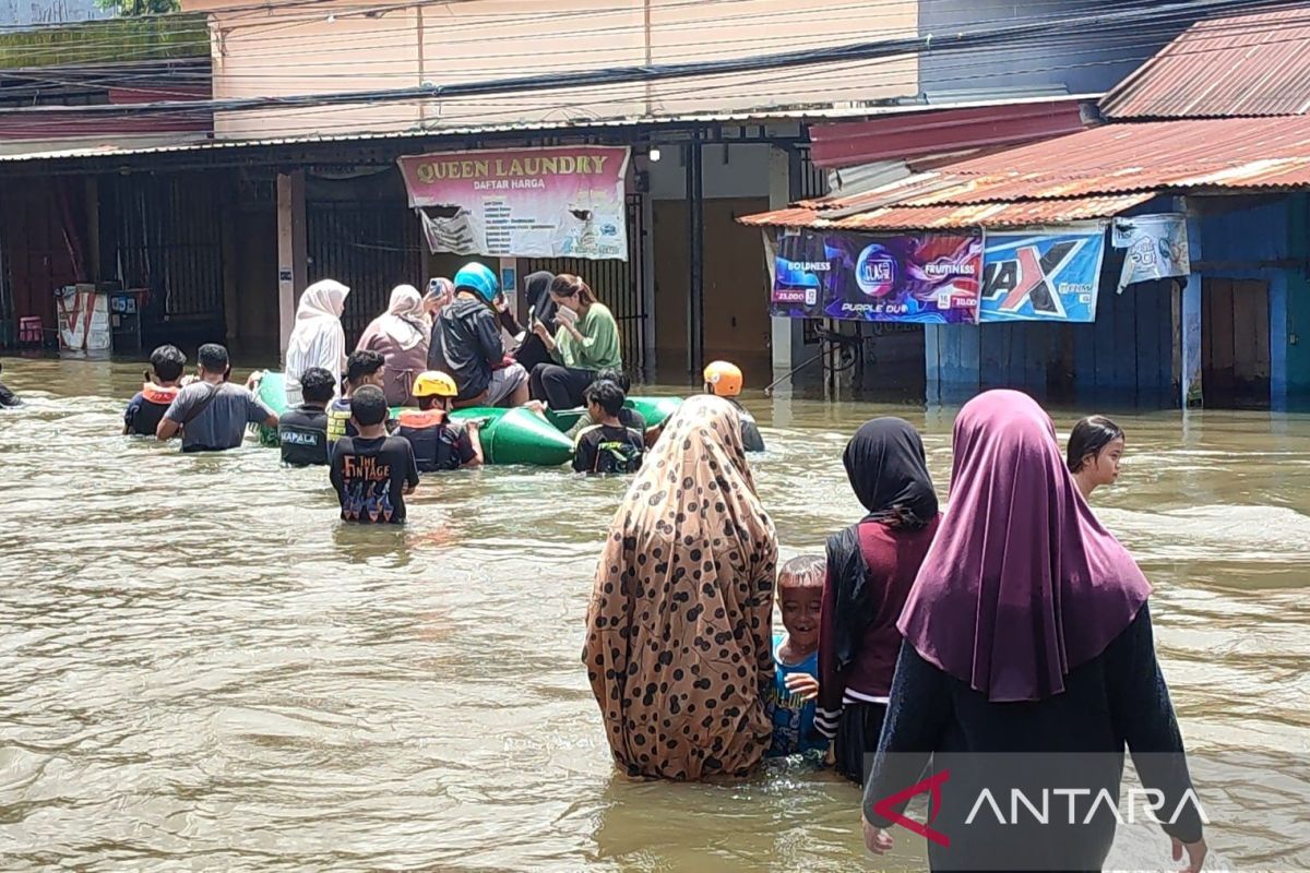 BPBD: 2.164 jiwa terdampak bencana banjir ekstrrm di Makassar 