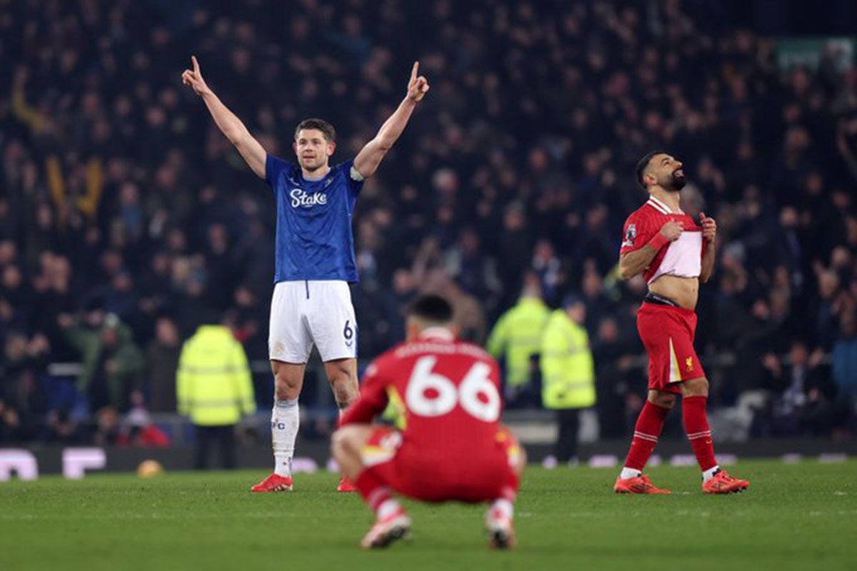 Liga Inggris - Gol larut Tarkowski selamatkan Everton dari kekalahan kontra Liverpool