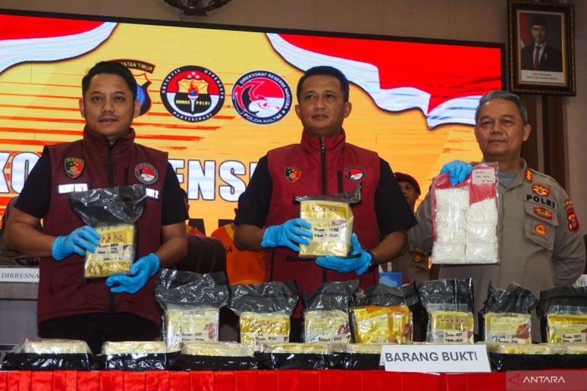 Polda Kaltim tangkap pria di Berau bawa sabu 21 kilogram asal Malaysia