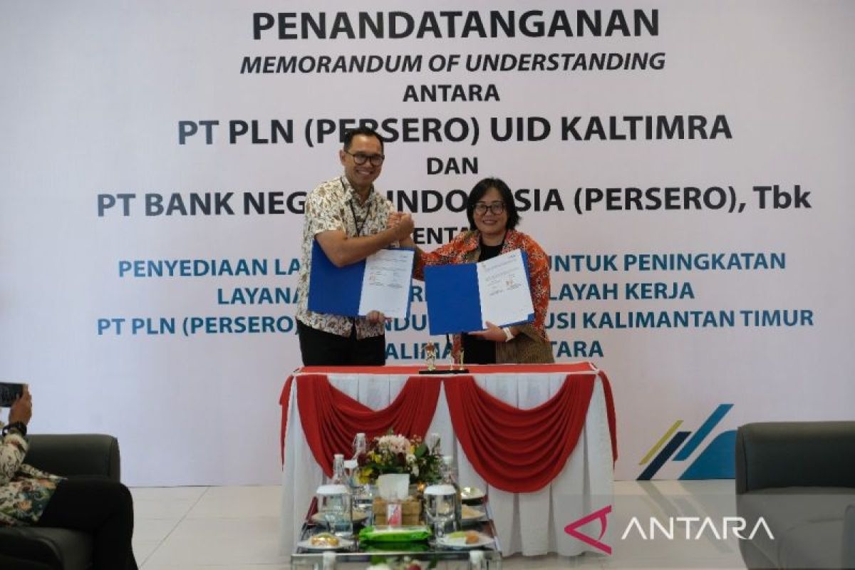 PLN-BNI kerja sama digitalisasi layanan kelistrikan Kaltim dan Kaltara