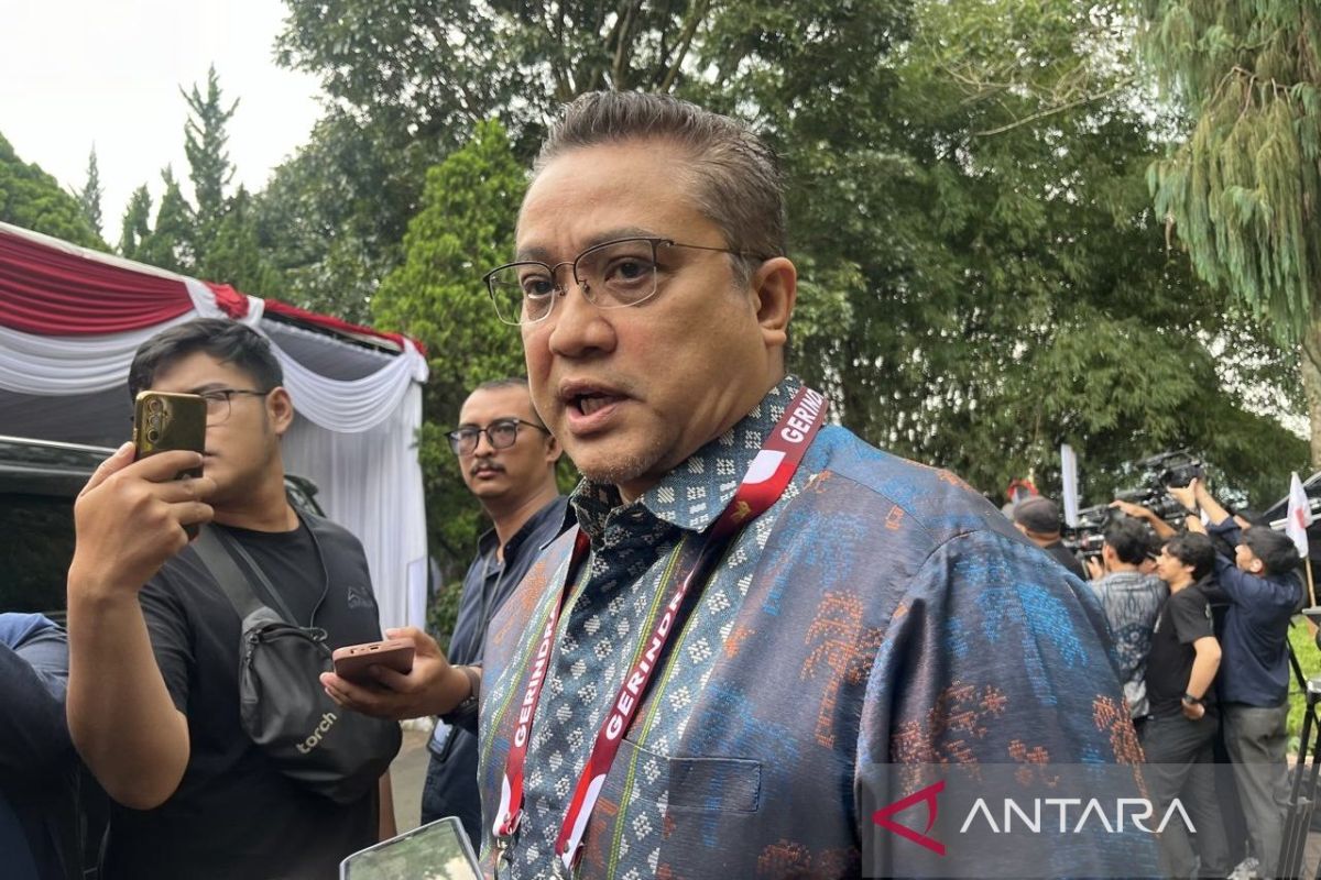 SBY dan elite Demokrat menghadiri silaturahmi KIM Plus bersama Presiden di Hambalang Bogor