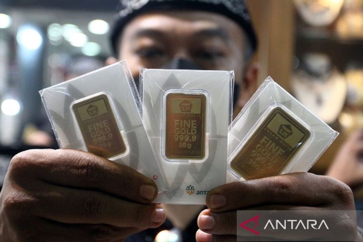 Cetak rekor! Harga emas Aneka Tambang tembus Rp1,701 juta per gram