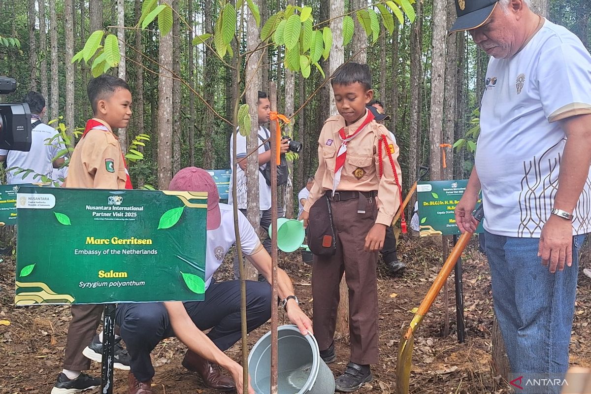 OIKN ajak delegasi asing tanam pohon tumbuhkan budaya hijau Nusantara