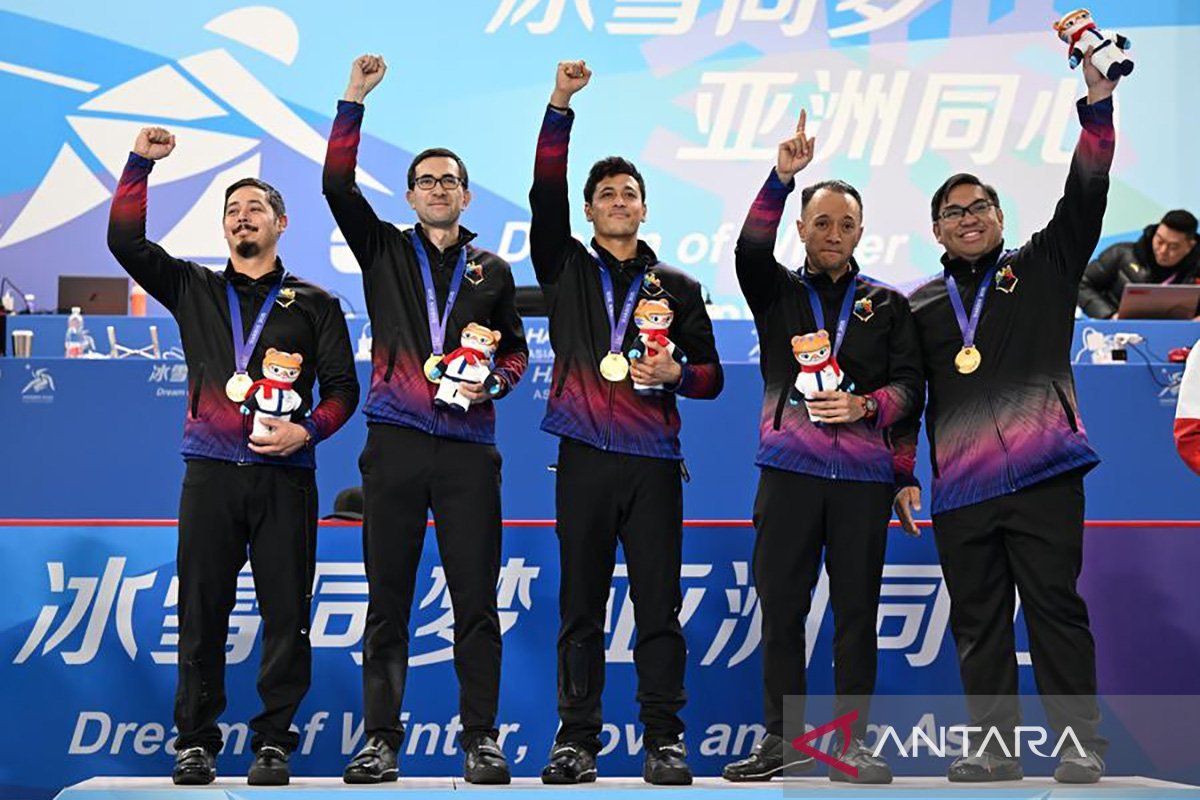 Filipina rayakan medali emas pertama di Asian Winter Games