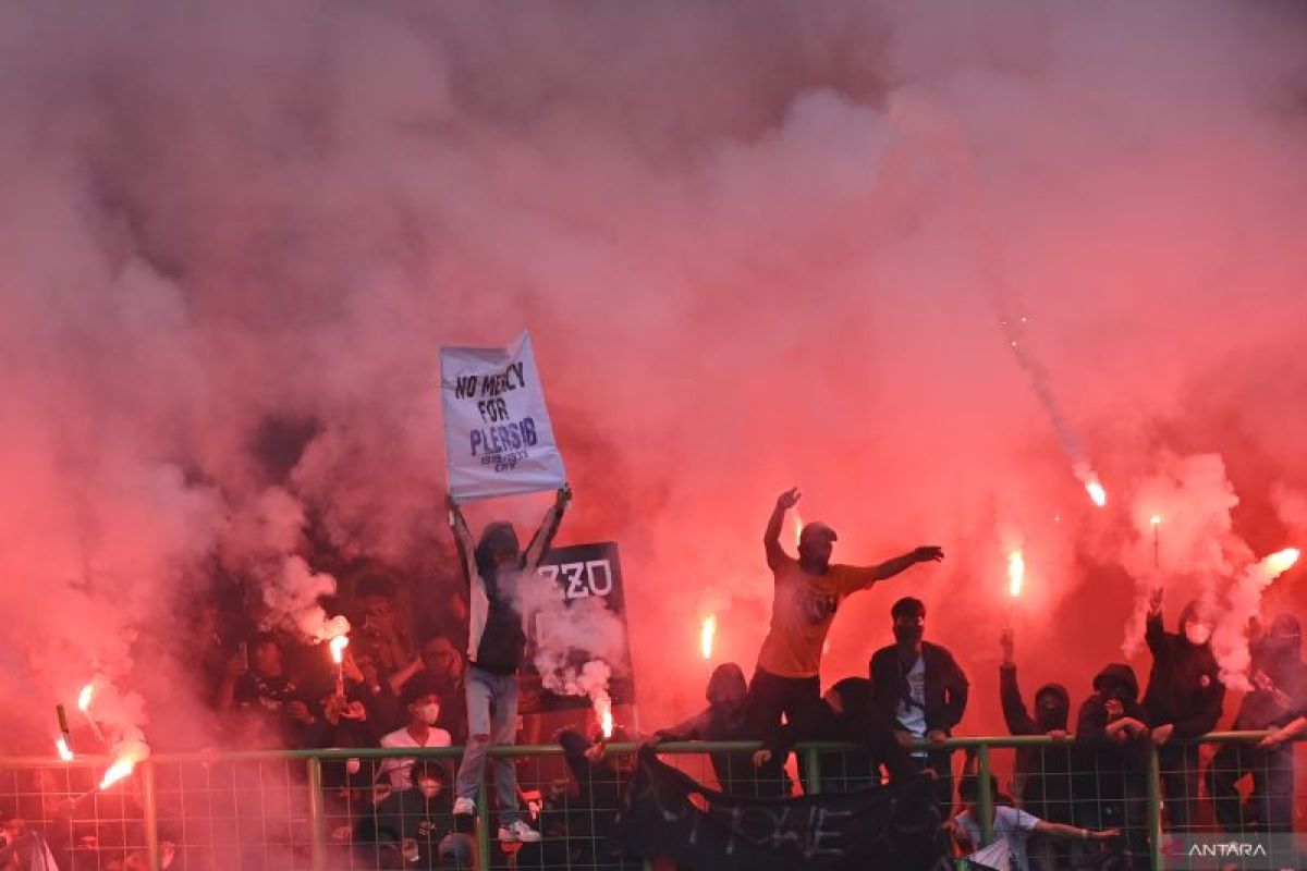 Erick Thohir isyaratkanlarangan suporter tamu di Liga 1 dilanjutkan