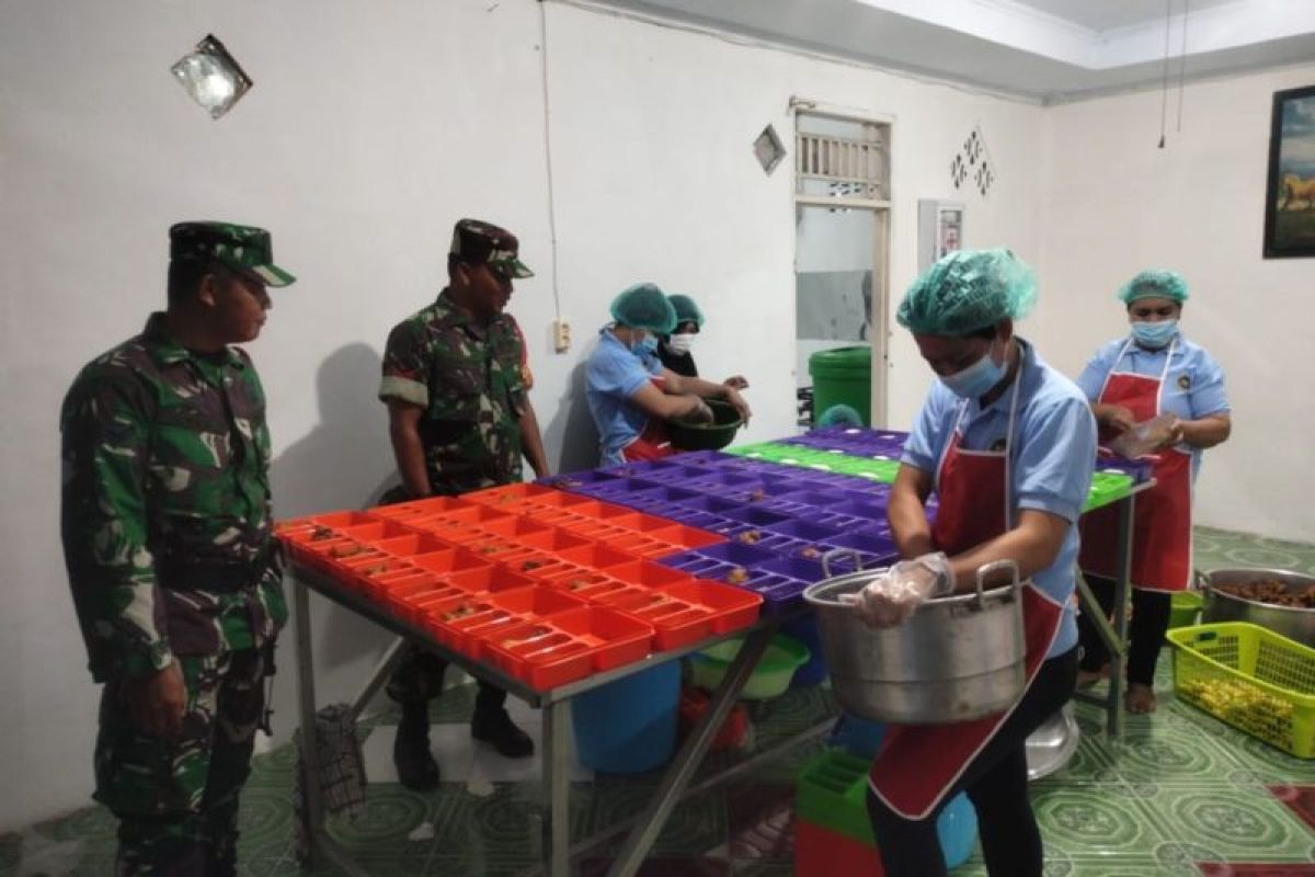 Kodim Tarakan Dampingi Pendistribusian Program Makan Bergizi Gratis