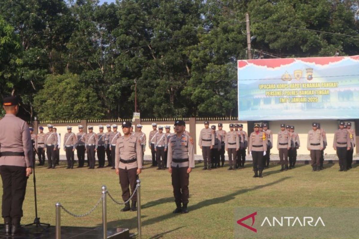 Polres Bangka Tengah tingkatkan jiwa nasionalisme personel