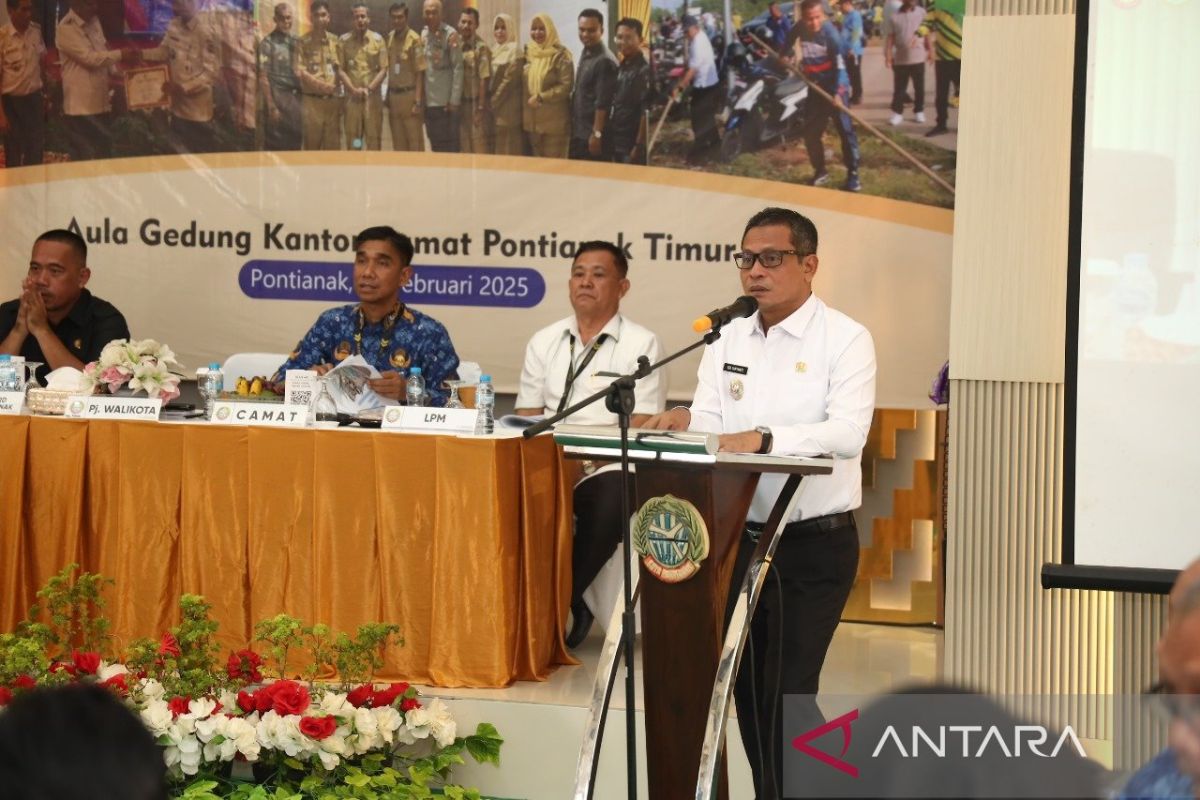 Pembangunan di Pontianak Timur difokuskan peningkatan kualitas hidup