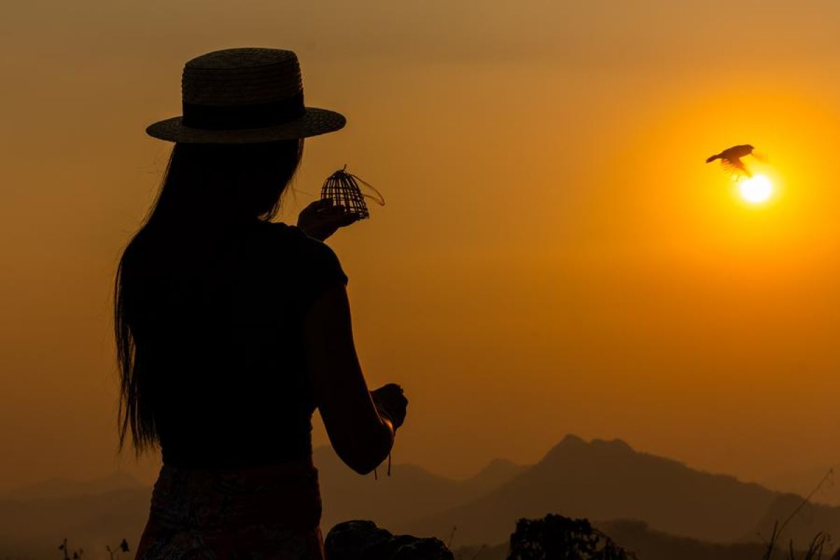 Menikmati keelokan matahari terbenam di Luang Prabang, Laos