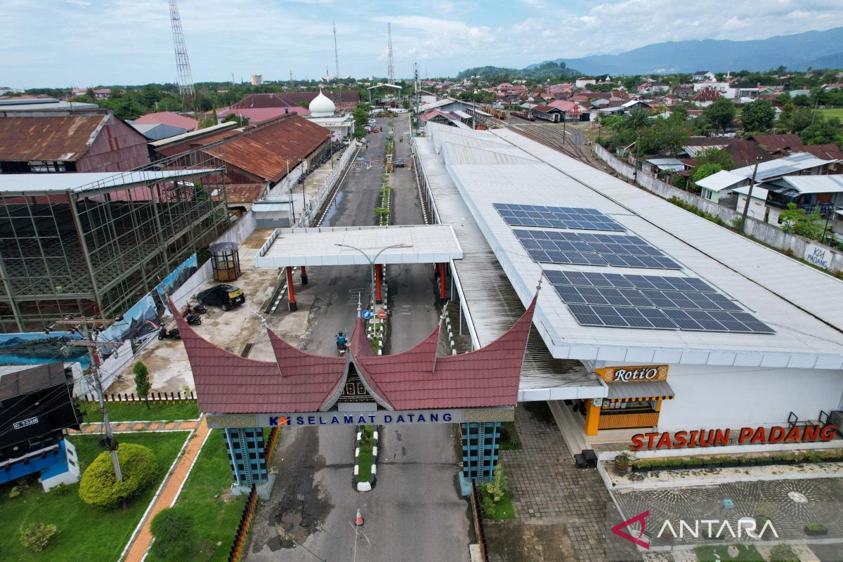 KAI Sumbar gunakan "energi hijau" di Stasiun Padang