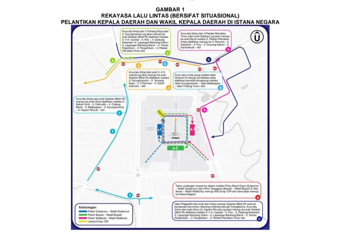 Transjakarta beroperasi normal saat pelantikan kepala daerah