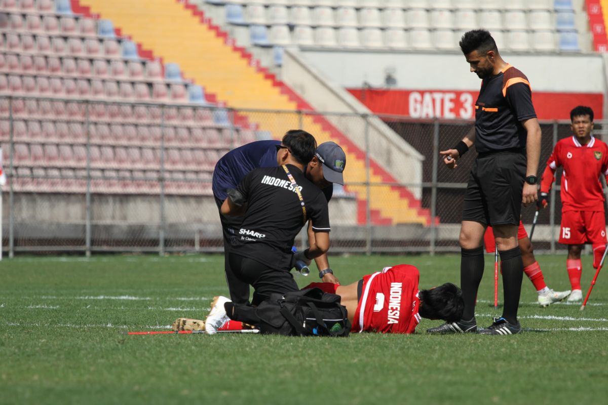 Peran vital fisioterapi antar timnas sepak bola amputasi ke final AAFC