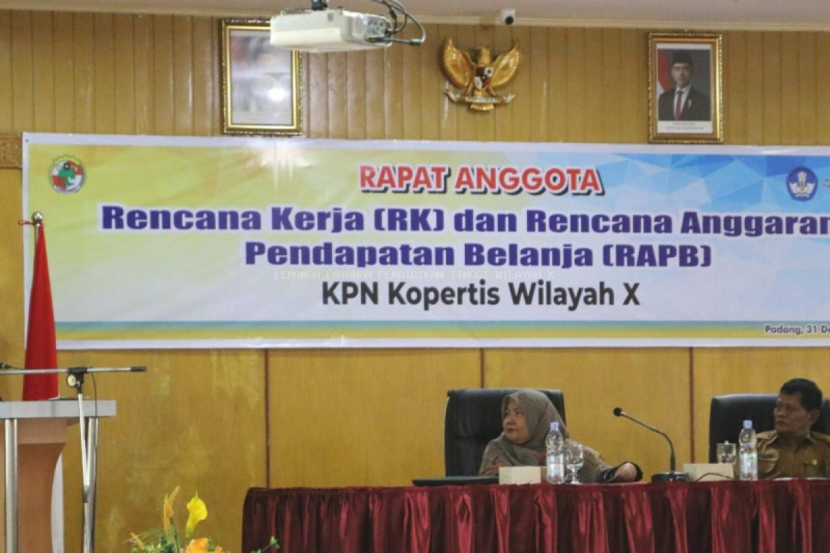 KPN Kopertis Wilayah X Tetapkan Rencana Kerja dan Rencana Anggaran Pendapatan Belanja Tahun 2025