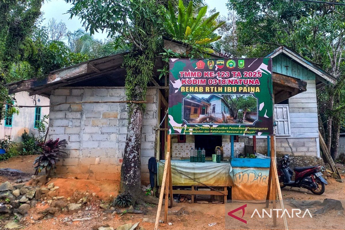 TMMD ke-123 di Natuna sasar delapan Rumah Tak Layak Huni di Desa Selemam