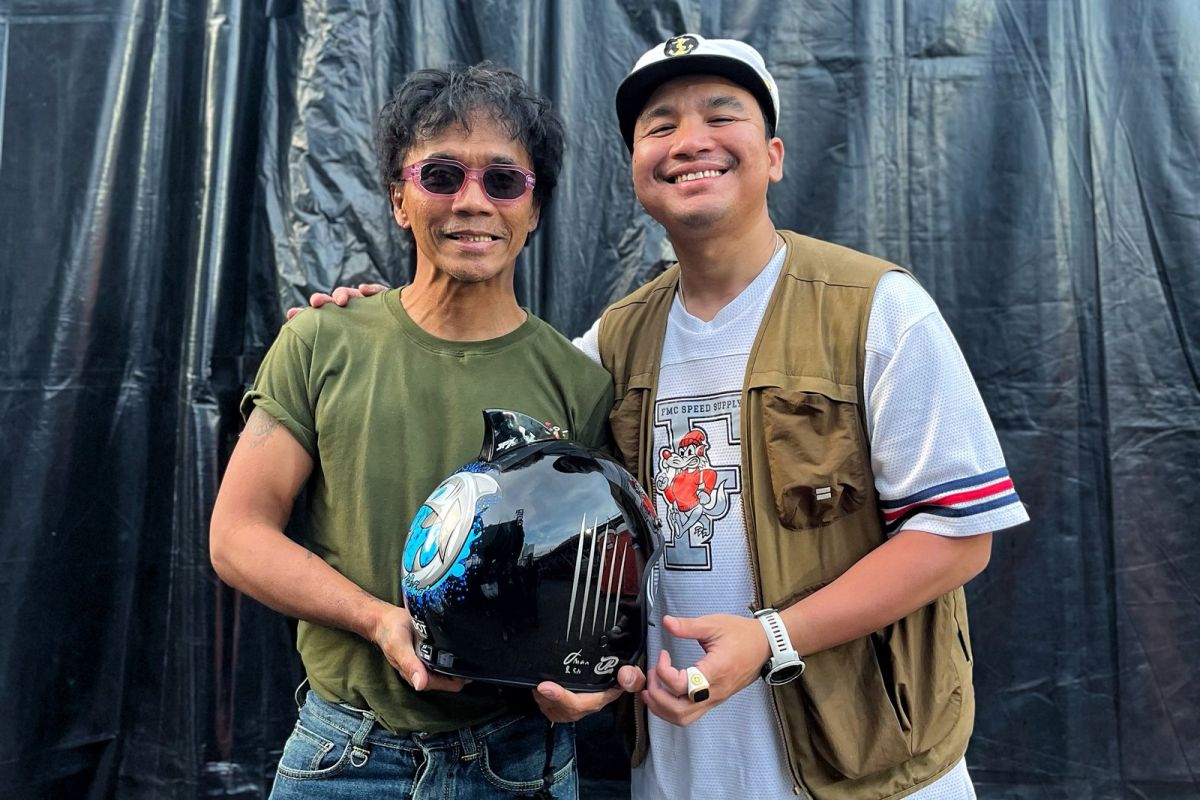 Helm kolaborasi JPX Helmet dan Kaka Slank diluncurkan di IIMS 2025