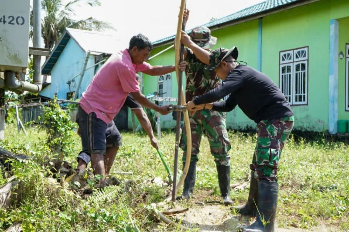 Sumur Bor Progam Unggulan Kasad Mulai Dikerjakan Satgas TMMD di Tarakan