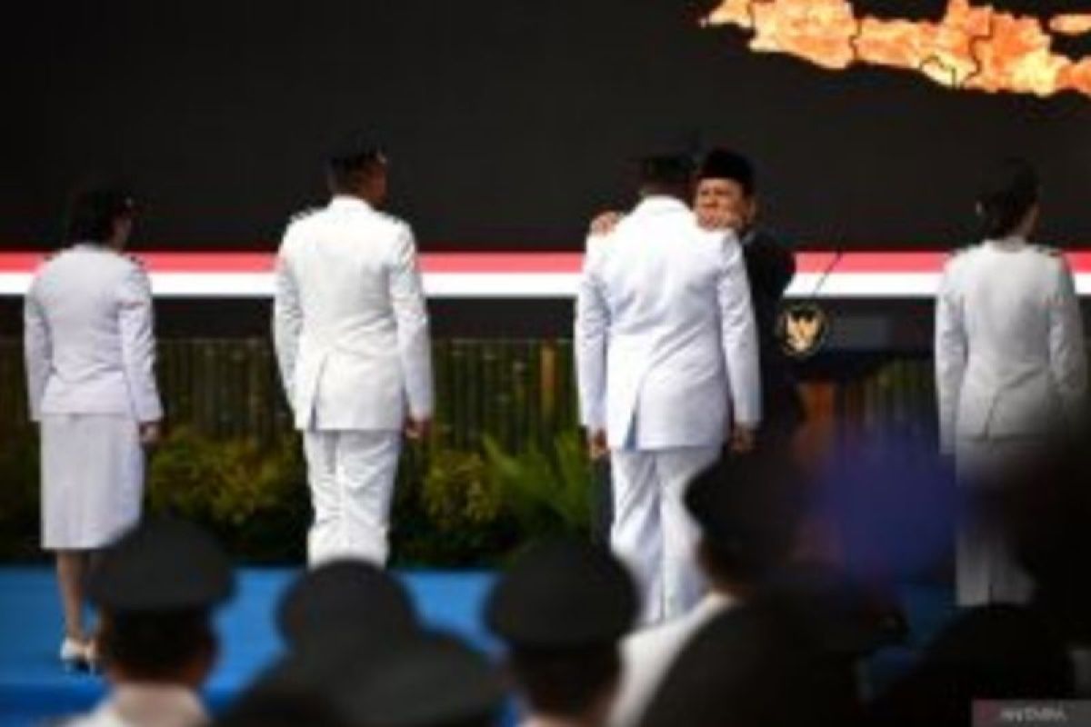 Prabowo Lantik Serentak 961 Kepala Daerah di Istana Kepresidenan