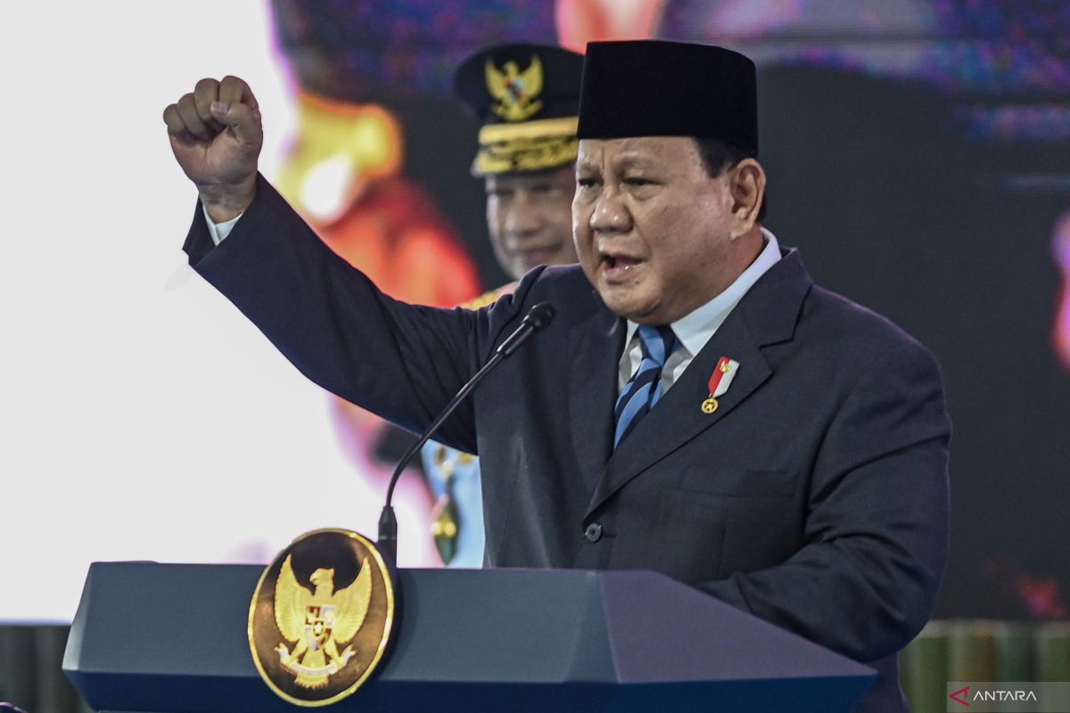 Prabowo calls for fair natural resource ownership, justice