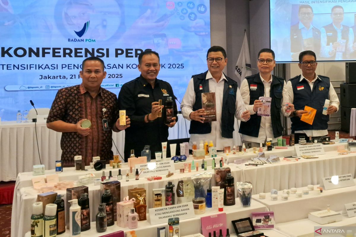 BPOM revokes permits for 21 cosmetics over mislabeling