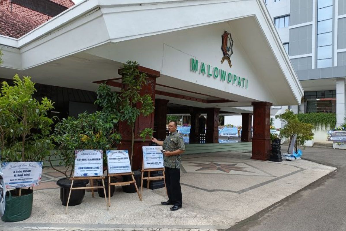 Ucapan pelantikan Bupati-Wabup Bojonegoro diganti tanaman produktif