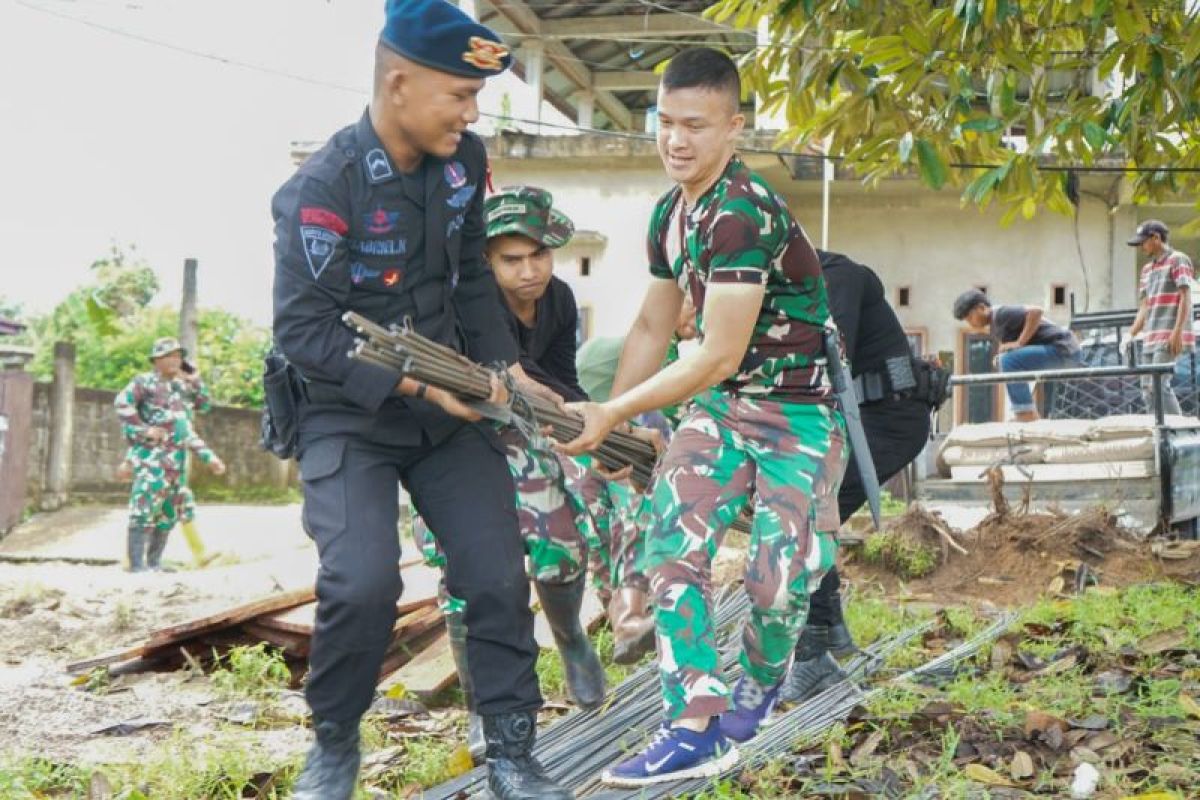 Sinergitas TNI-Polri Sukseskan Program TMMD 123 di Kota Tarakan