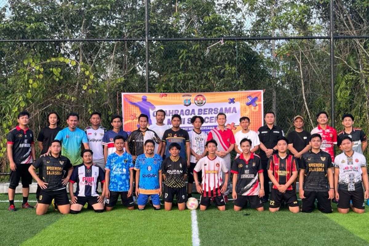 Media dan Humas Polda Kaltara Gelar Kegiatan Mini Soccer