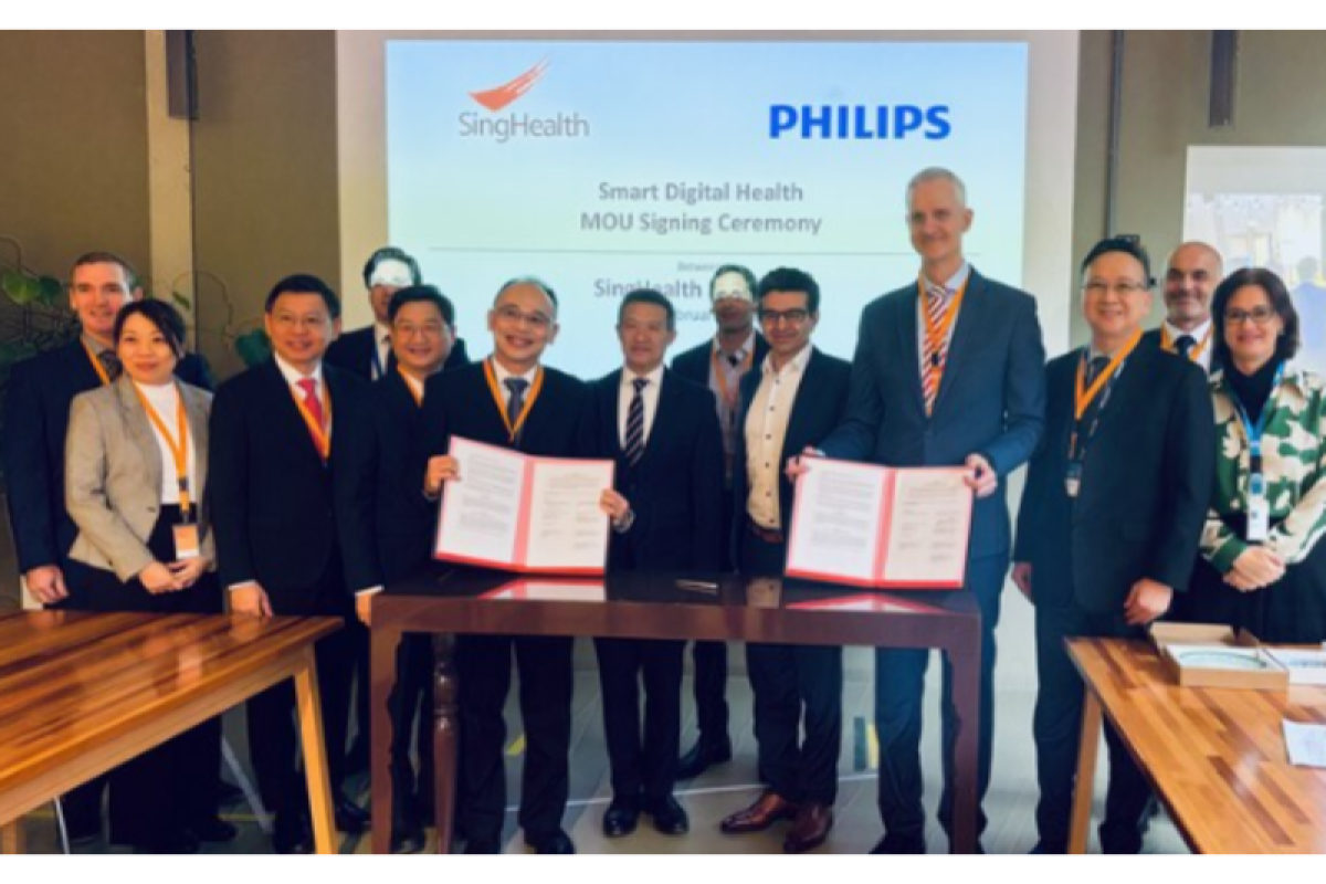 SingHealth and Philips sign MOU to advance digital-first healthcare to future-proof care delivery